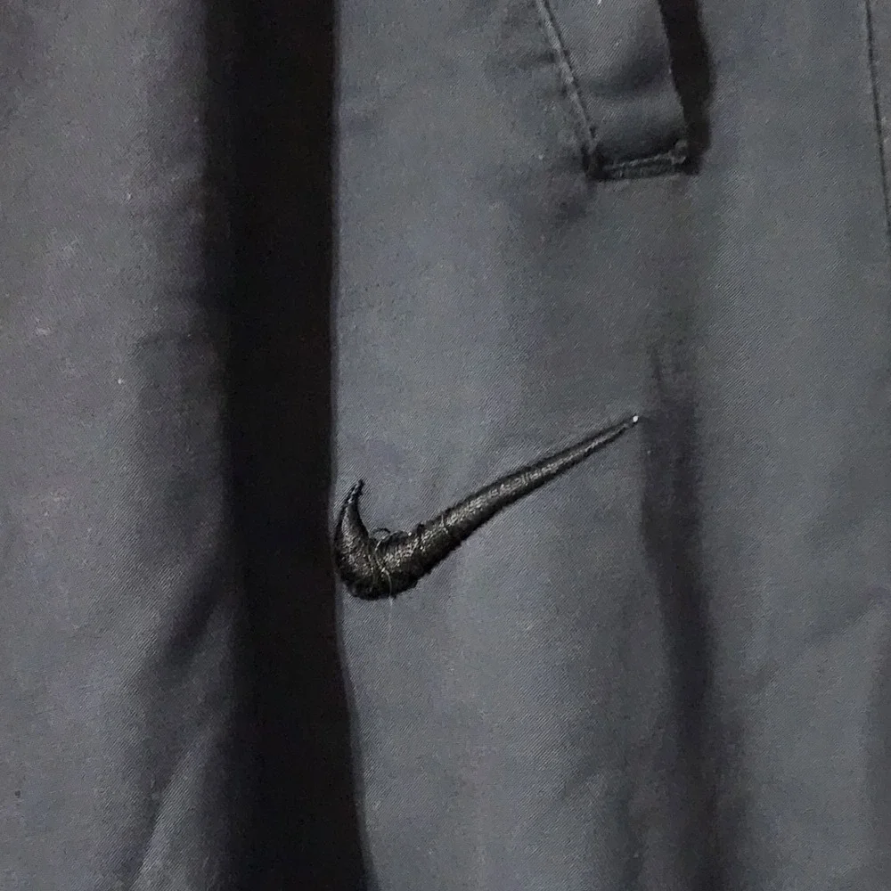 Nike Vintage Navy Lined Jogger Track Pants YOUTH  Large